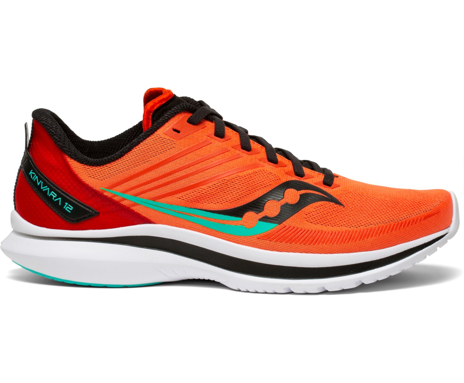 Men\'s Saucony Kinvara 12 Running Shoes Orange / Deep Red | Singapore 520MQZA